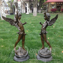 estatuillas de ángel de bronce de alta calidad al por mayor